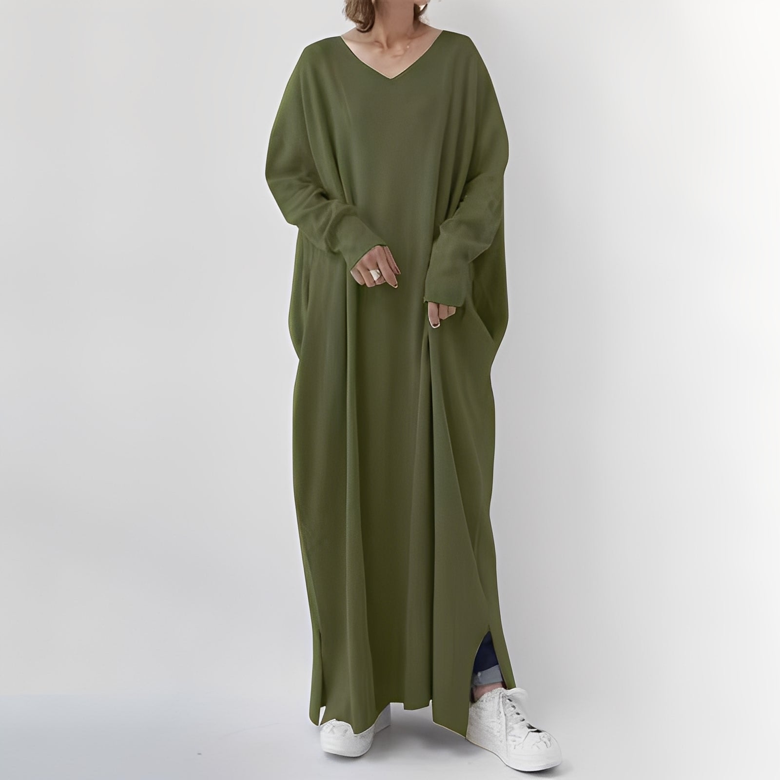 Georgine - Stylisches Damenkleid mit langen Ärmeln