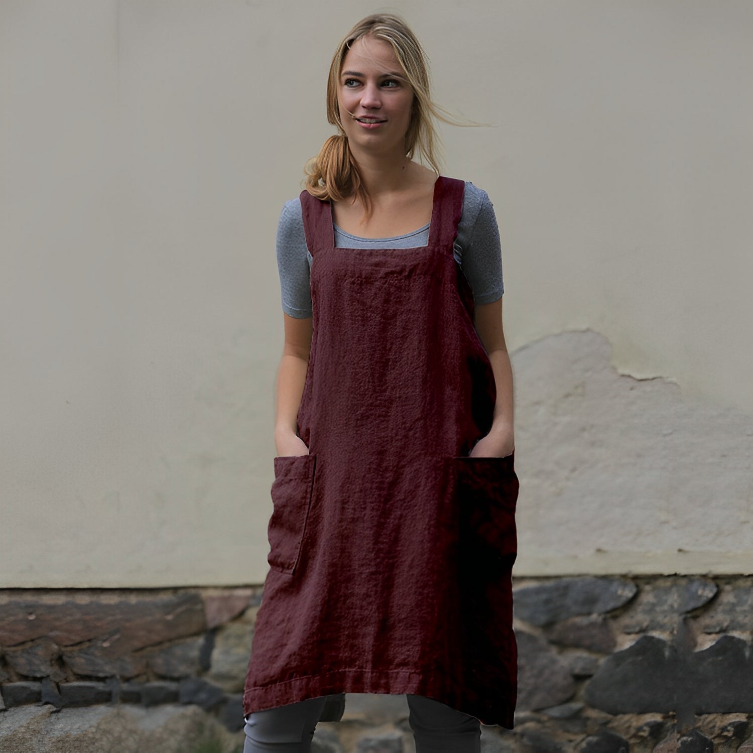 Mozelle - Damen-Sommerkleid mit Taschen im entspannten Design