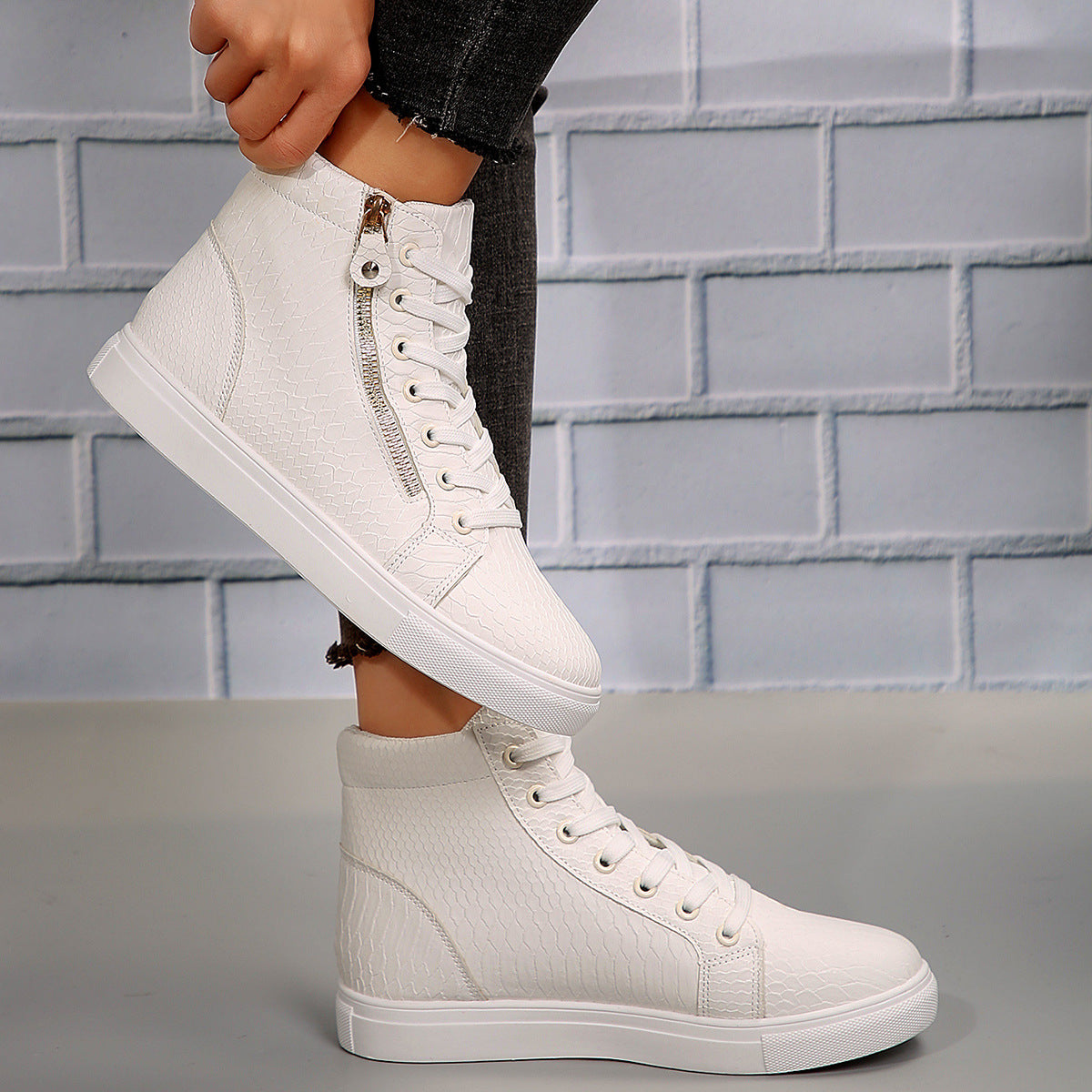 Daniella - Stylische Damensneaker mit Reißverschluss