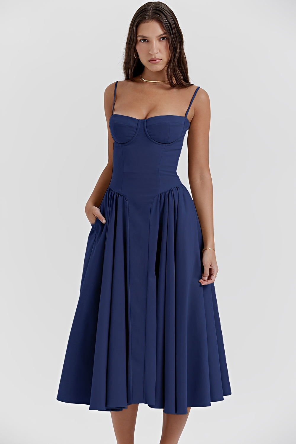 Bonnie - Legeres, rückenfreies Sling-Kleid für Damen