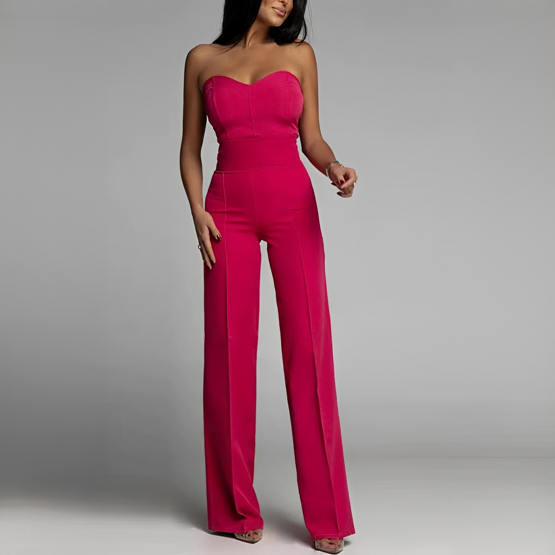 Meriam - Eleganter trägerloser Jumpsuit für Frauen