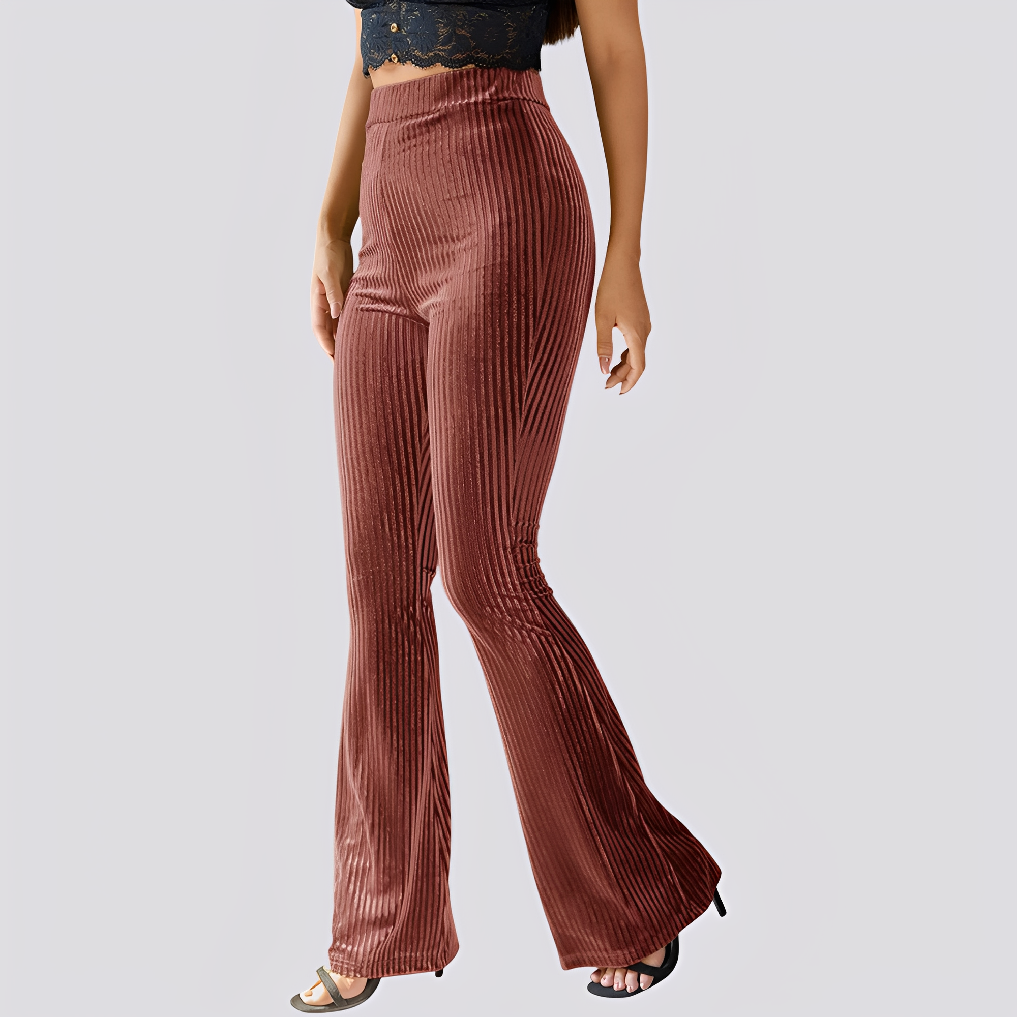 Leona - Bequeme Cord-Schlaghose für Damen