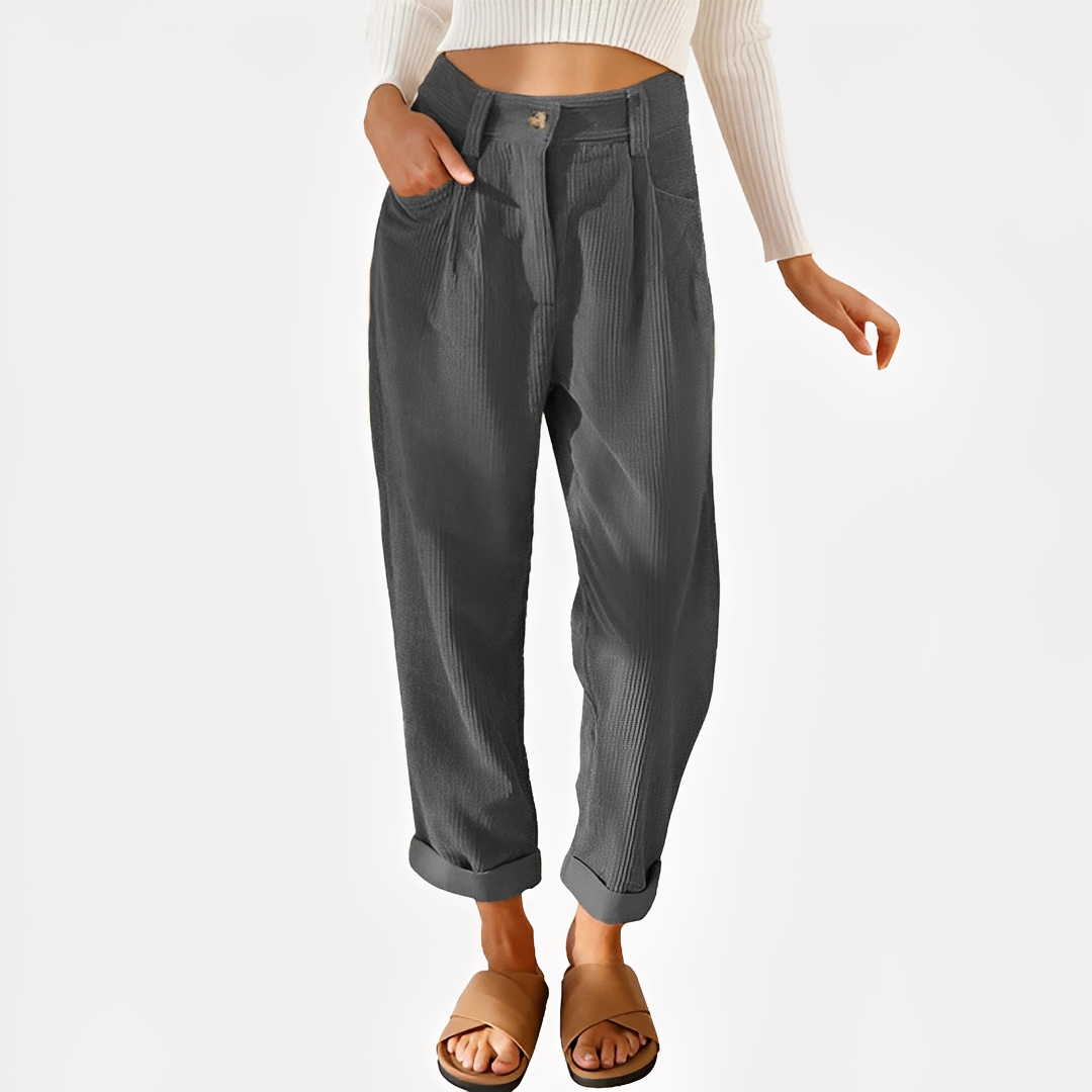 Janice - Trendige Damen-Cordhose