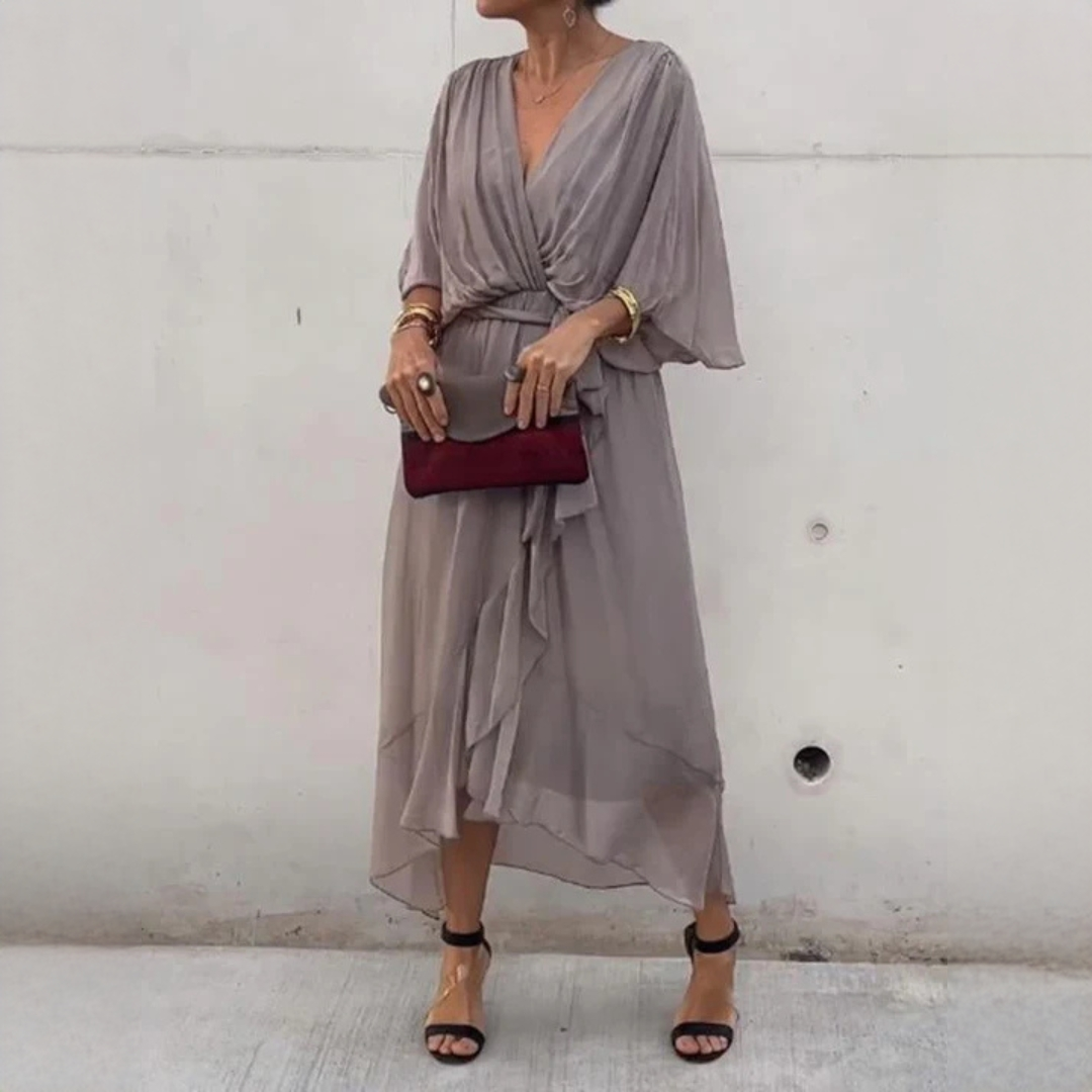 Demara - Elegantes V-Kleid für Damen
