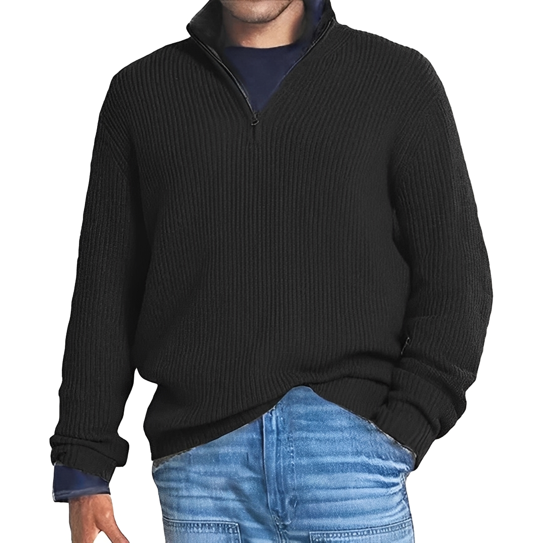 Drix - Bequemer und warmer Herren-Halbzip-Pullover