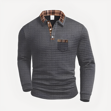 Morris - Stilvolles Langarm-Poloshirt für Herren
