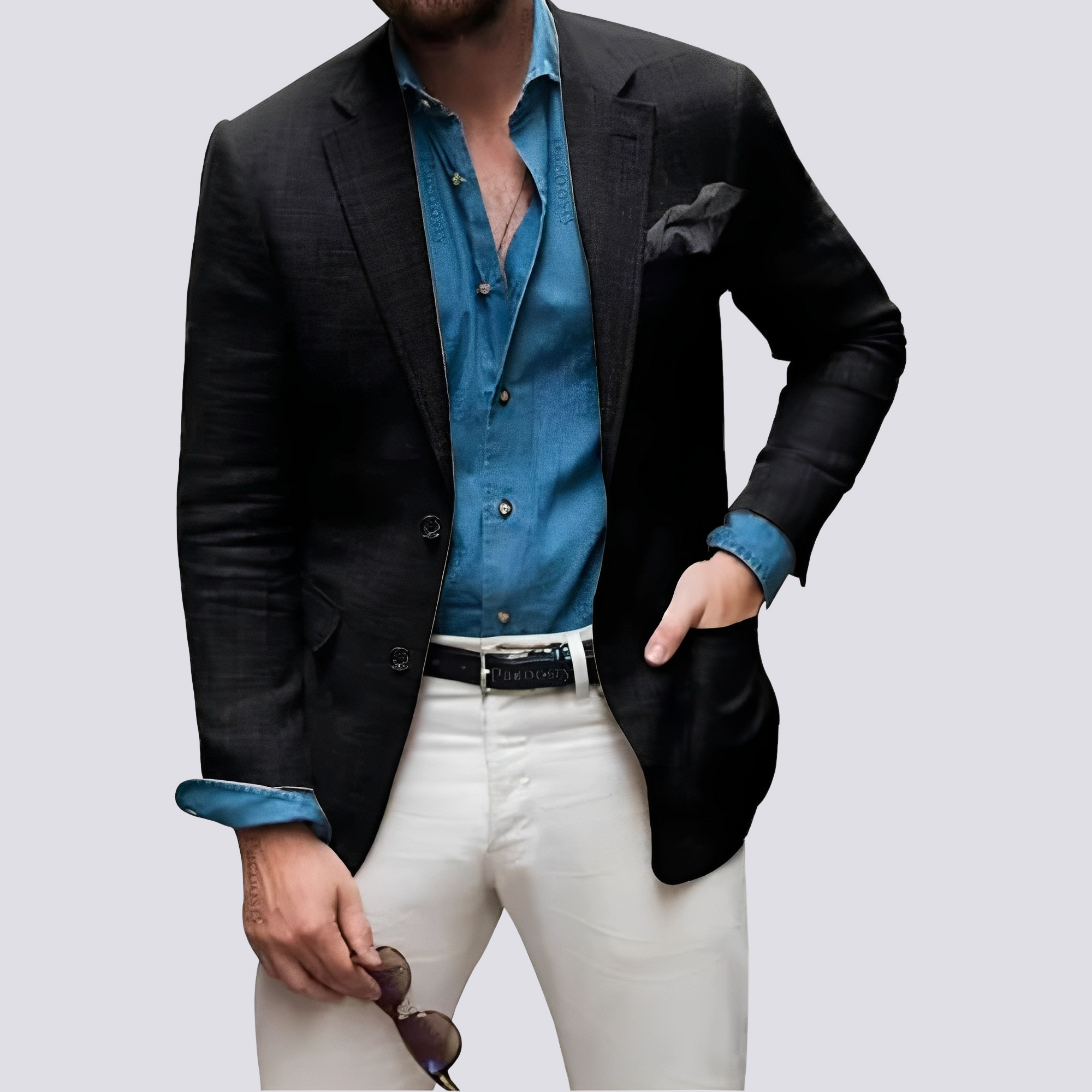 Glenn - Elegante Jacke für Männer mit Knöpfen