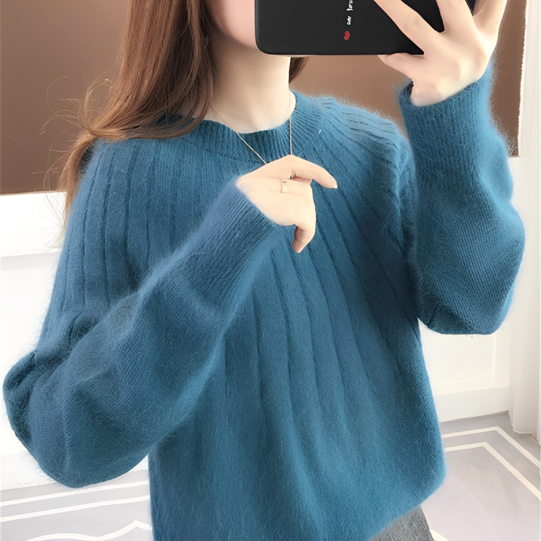 Davon - Komfortabler und stilvoller Wollpullover für Damen