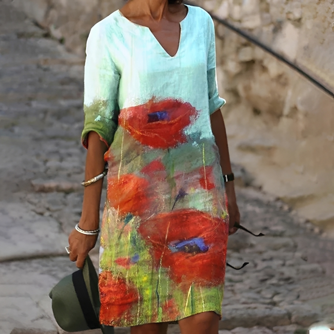 Jenette - Schickes Blumenkleid für Damen