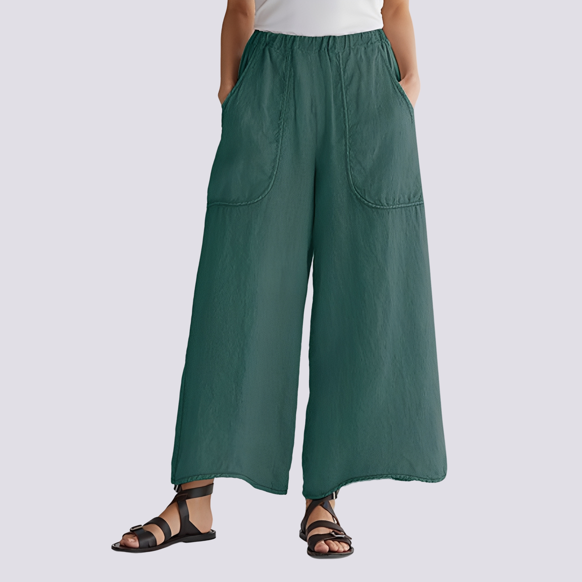 Angela - Lässige Hose mit weitem Bein für Frauen
