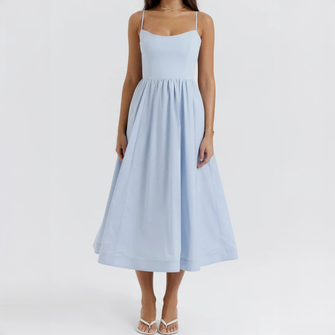Jenesa - Schickes ärmelloses Damenkleid