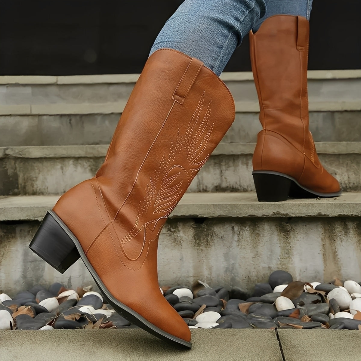 Célestene - Schicke Damenlederstiefel
