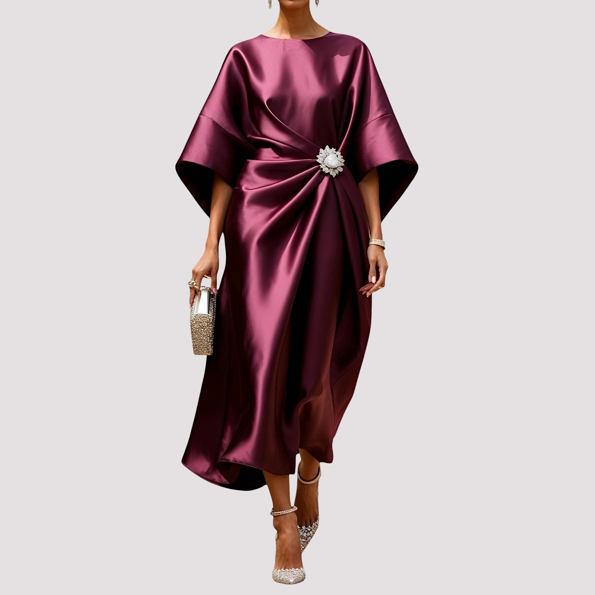 Kay - Schickes Wickel-Midikleid
