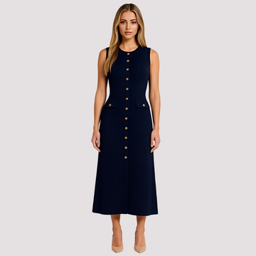 Jorja - Elegantes Midikleid mit Knöpfen
