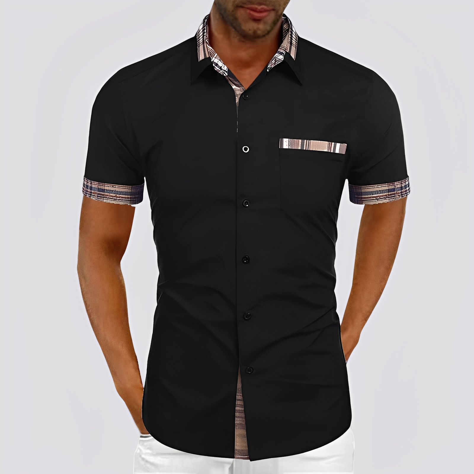 Matt - Elegantes Herren-Kurzarmhemd