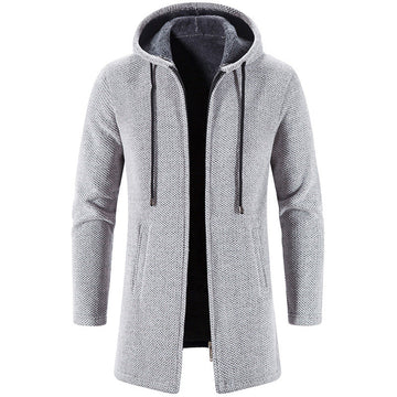 Reginald - Bequeme, warme Fleecejacke mit Kapuze für Herren