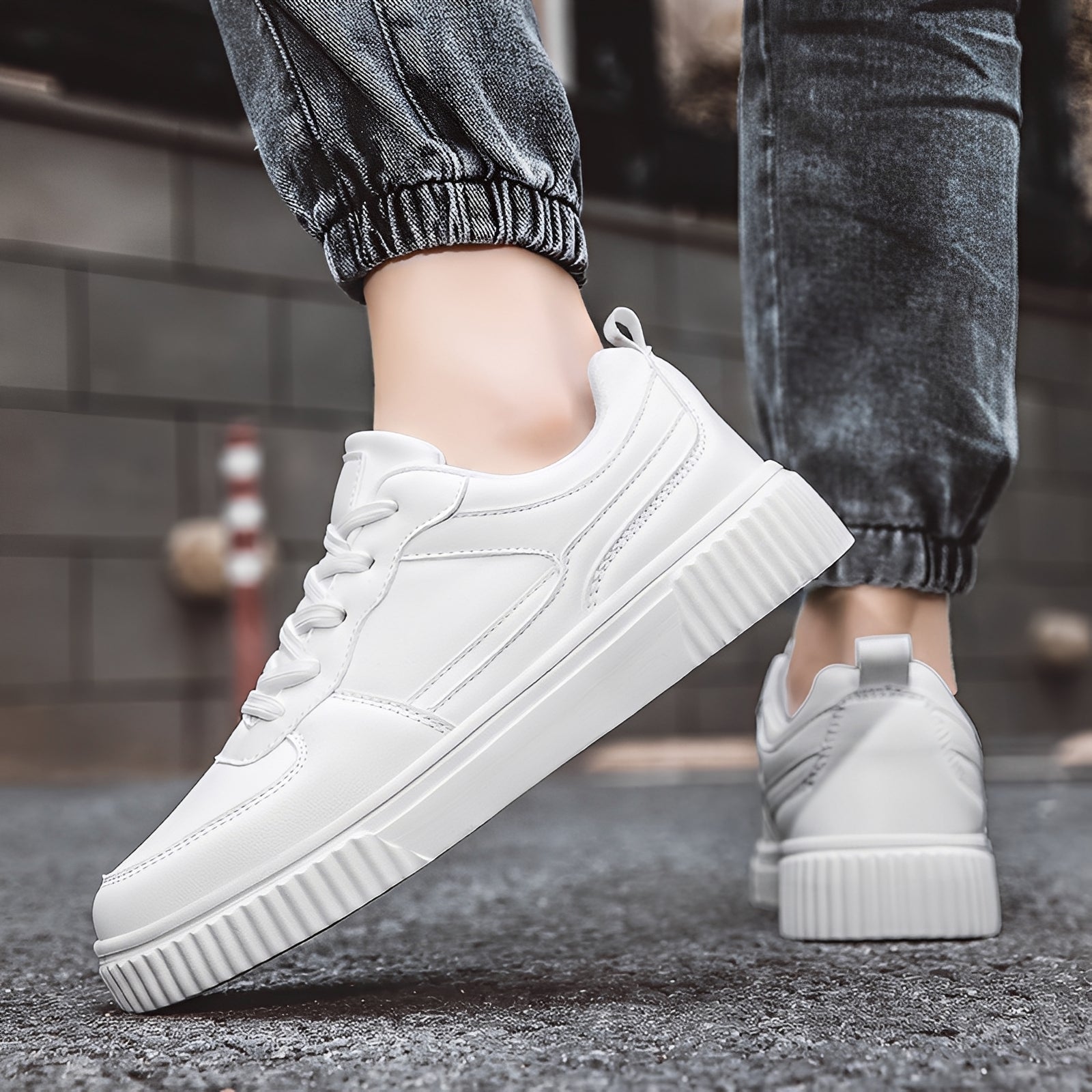 Nathan - Plateau-Sneaker für Herren im modernen Stil