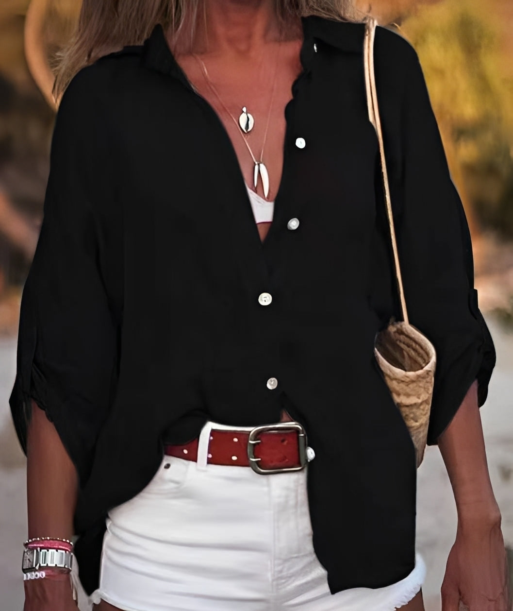 Joyce - Weite und lässige Bluse für Frauen