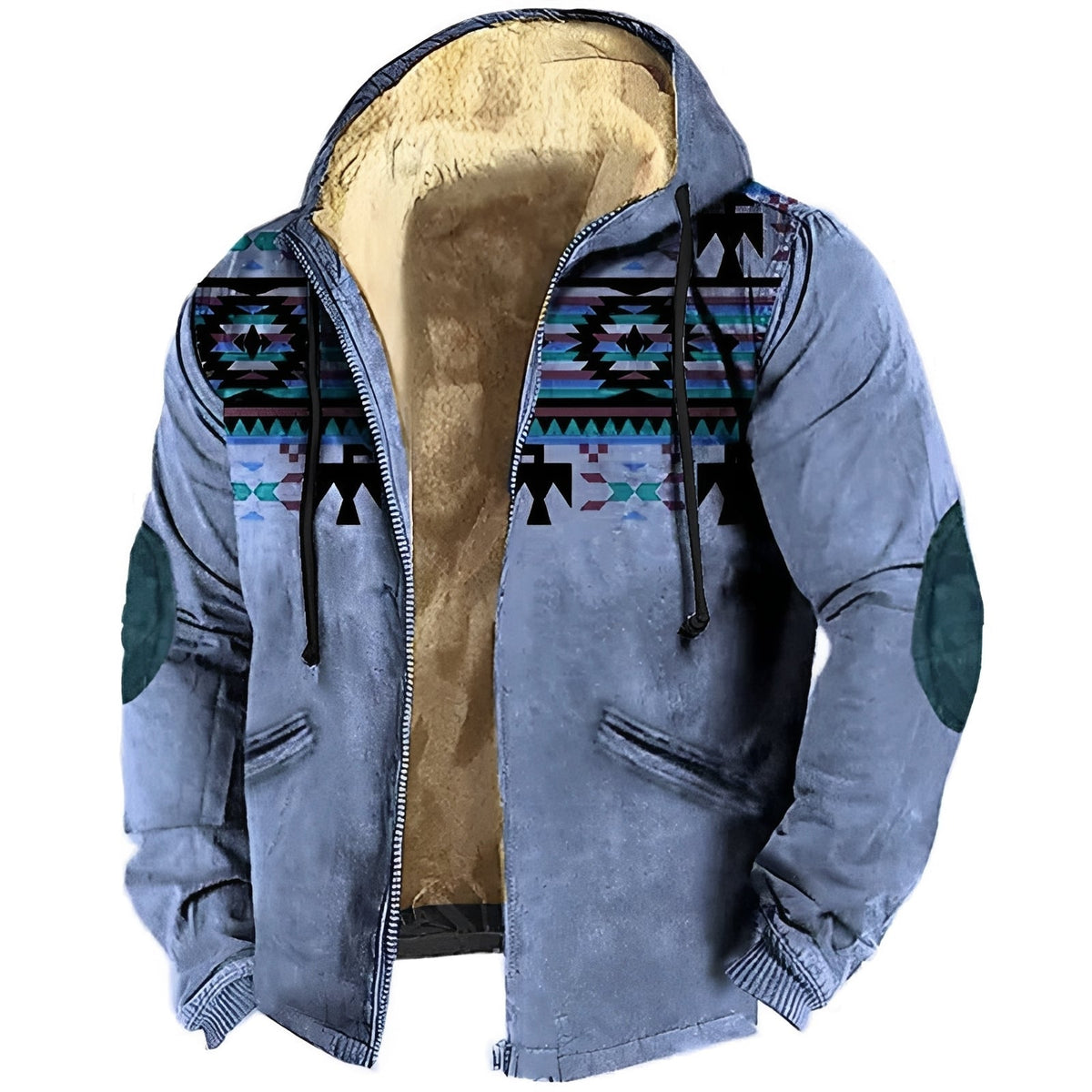 Edwin - Moderner Herren-Hoodie mit ethnischem Muster