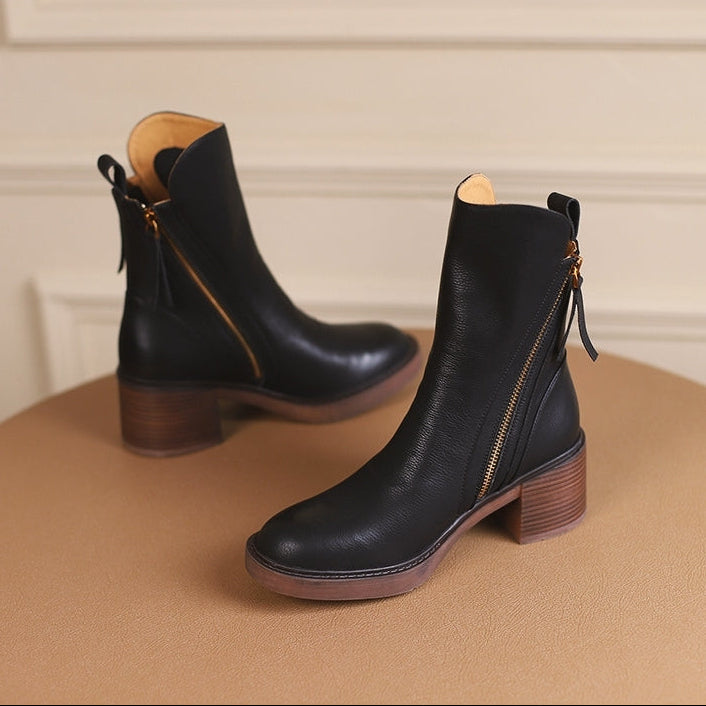 Rosie - Modische Damenstiefeletten mit Reißverschluss