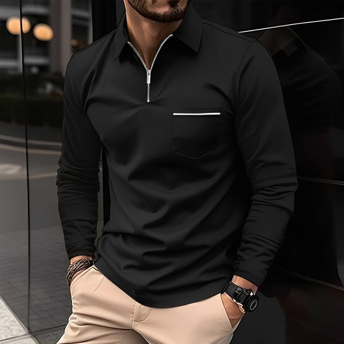 Florent - Komfortables Langarmhemd