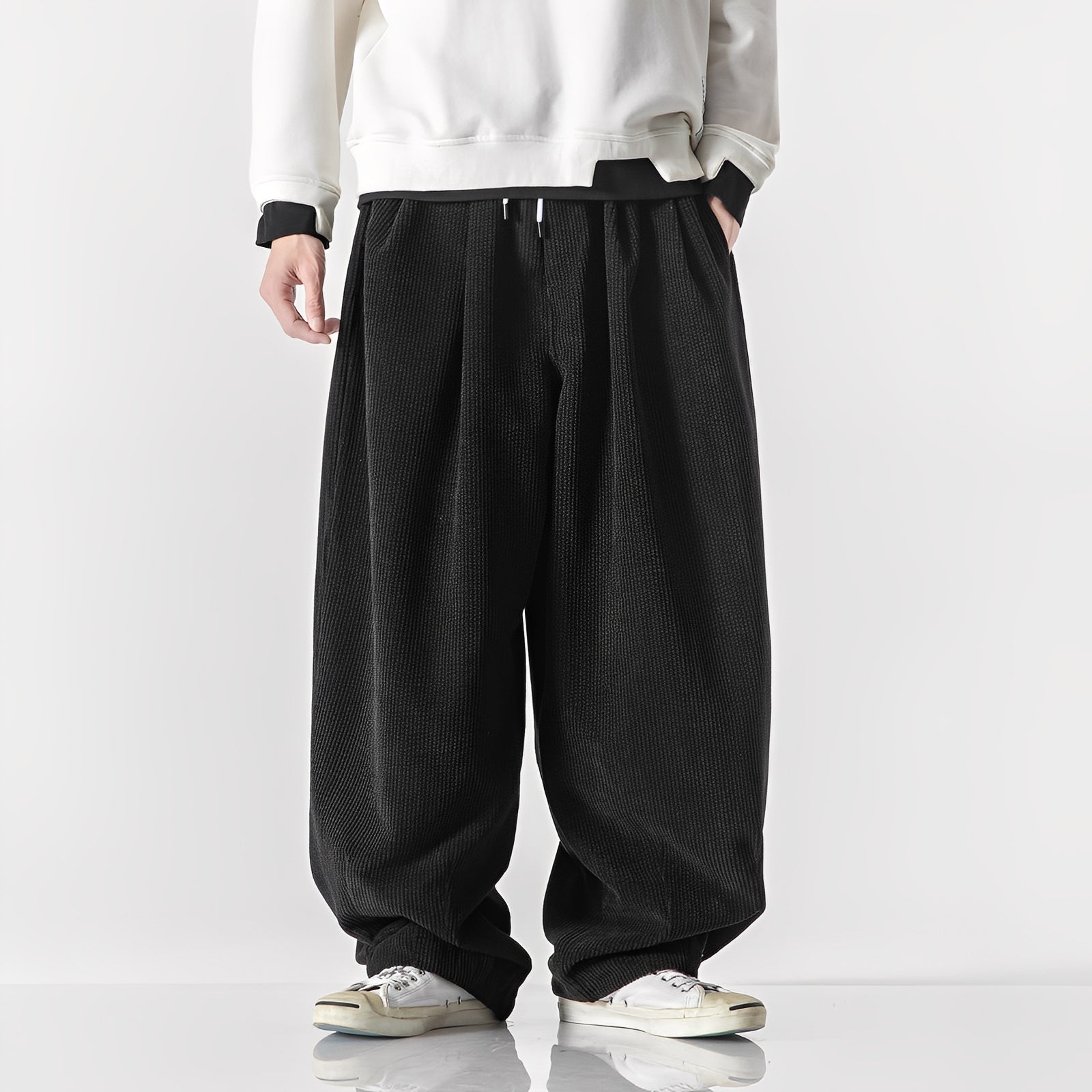 Frank - Lässige Cord-Jogginghose für Herren im modernen Stil