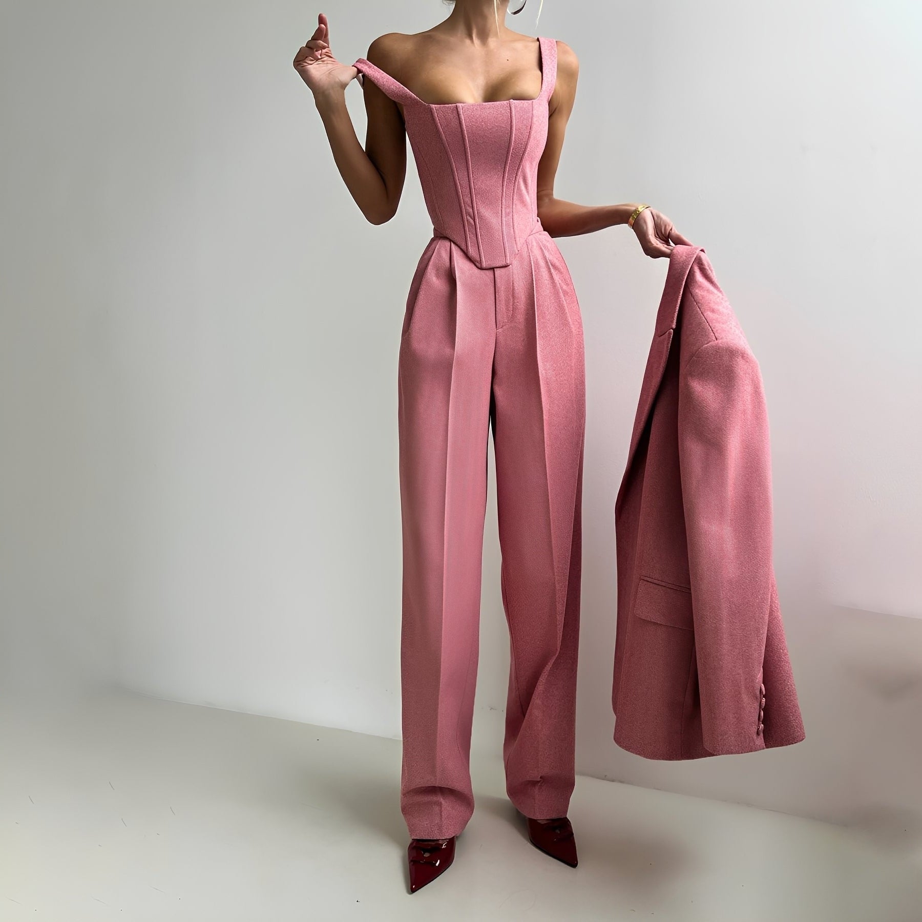 Madeline - Elegantes dreiteiliges Blazer-Set für Frauen