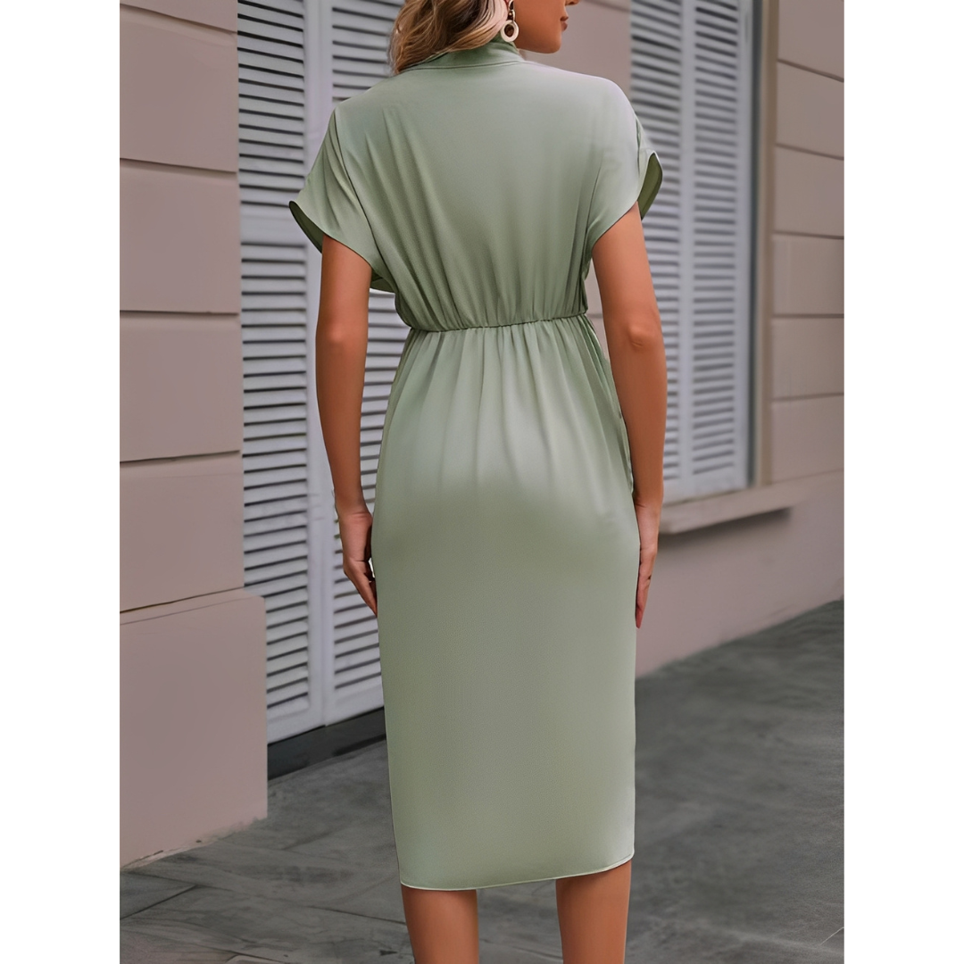 Vera – Stilvolles Midi-Wickelkleid