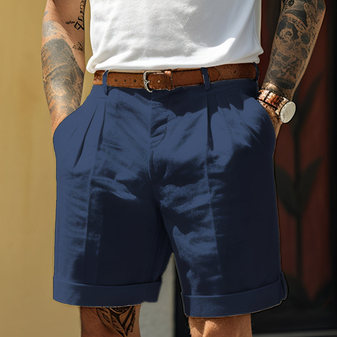Adrian - Herren-Shorts mit geradem, legerem Design