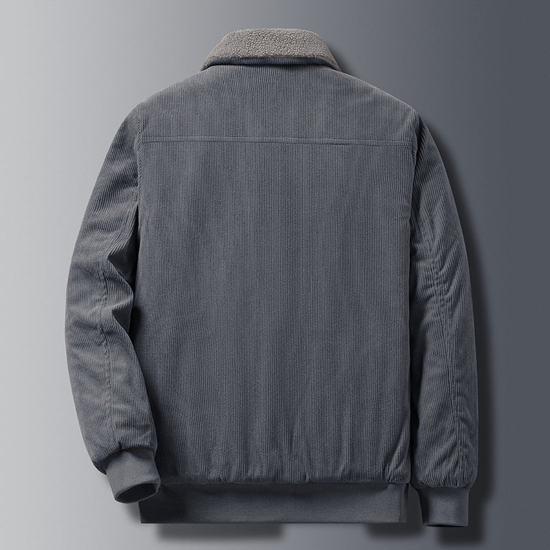 Justin - Retro-Herrenjacke aus strapazierfähigem Cordstoff
