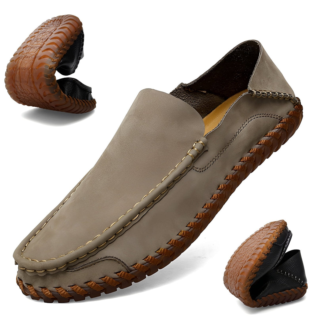 Benjamin - Bequeme Lederhalbschuhe für Herren