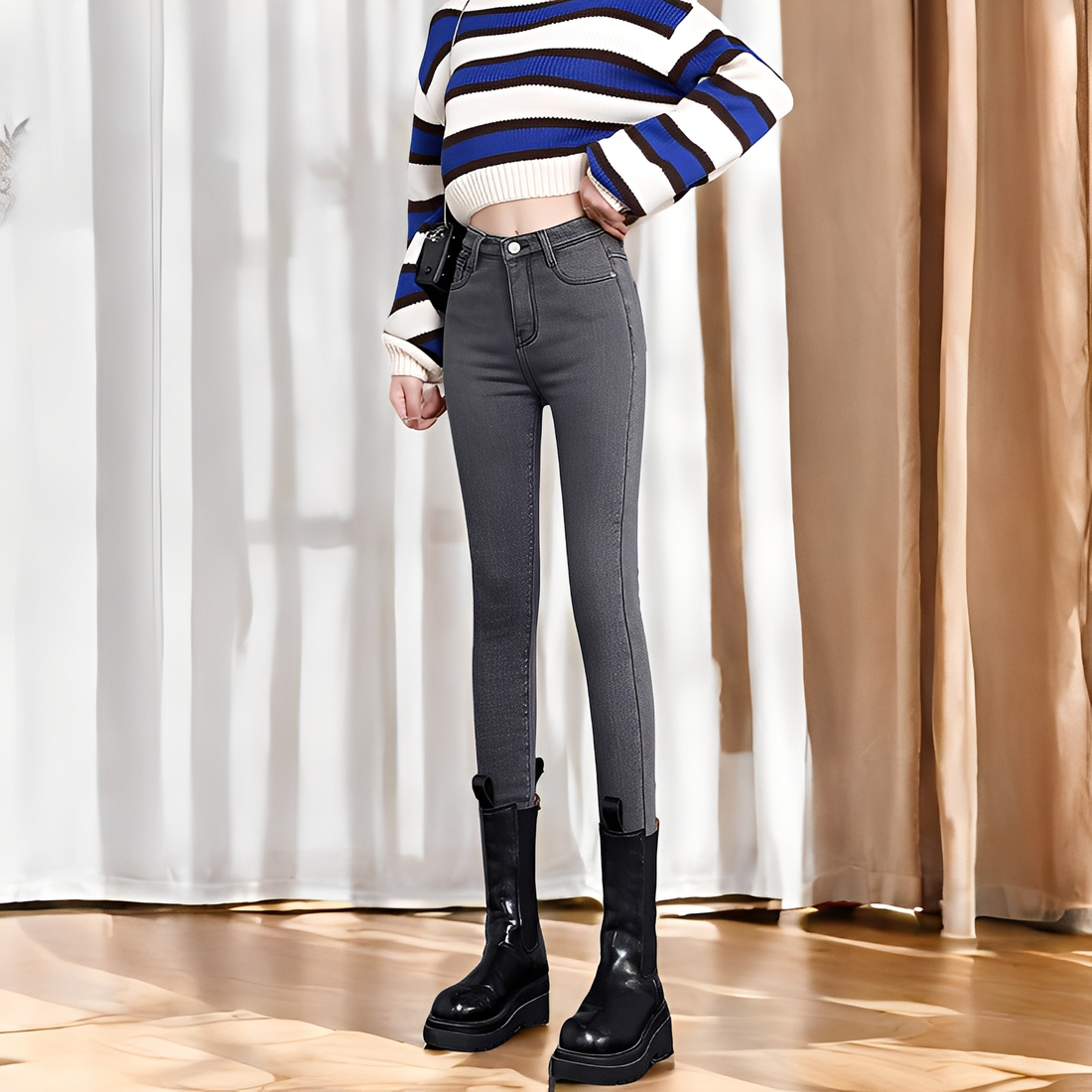 Betty - Bequeme Thermo-Skinnyjeans für Damen