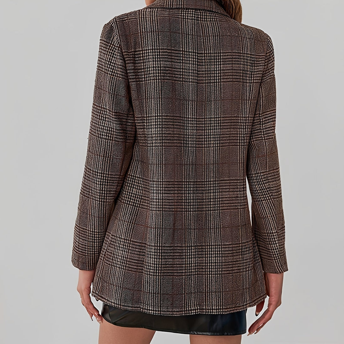 Eshal - Trendiger karierter Blazer