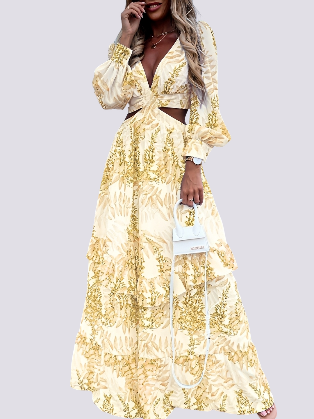Katy - Bequemes Damen-Langarmkleid