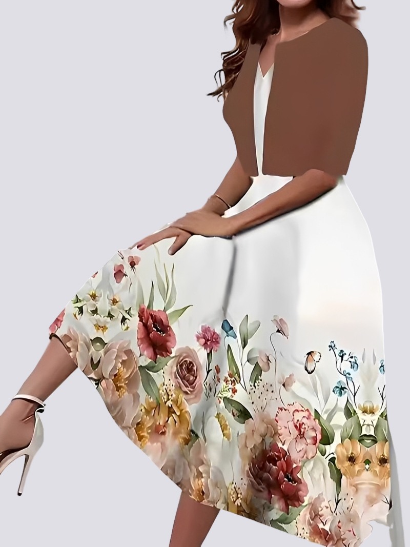 Jessica - Elegantes zweiteiliges Set mit langem Kleid für Damen