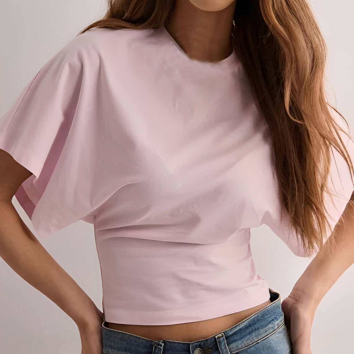Mabel - Damen-Shirt mit modischen weiten Ärmeln