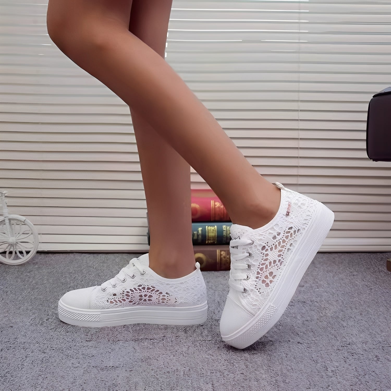 Jesse - Legere Schnürsneaker mit Plateausohle für Damen