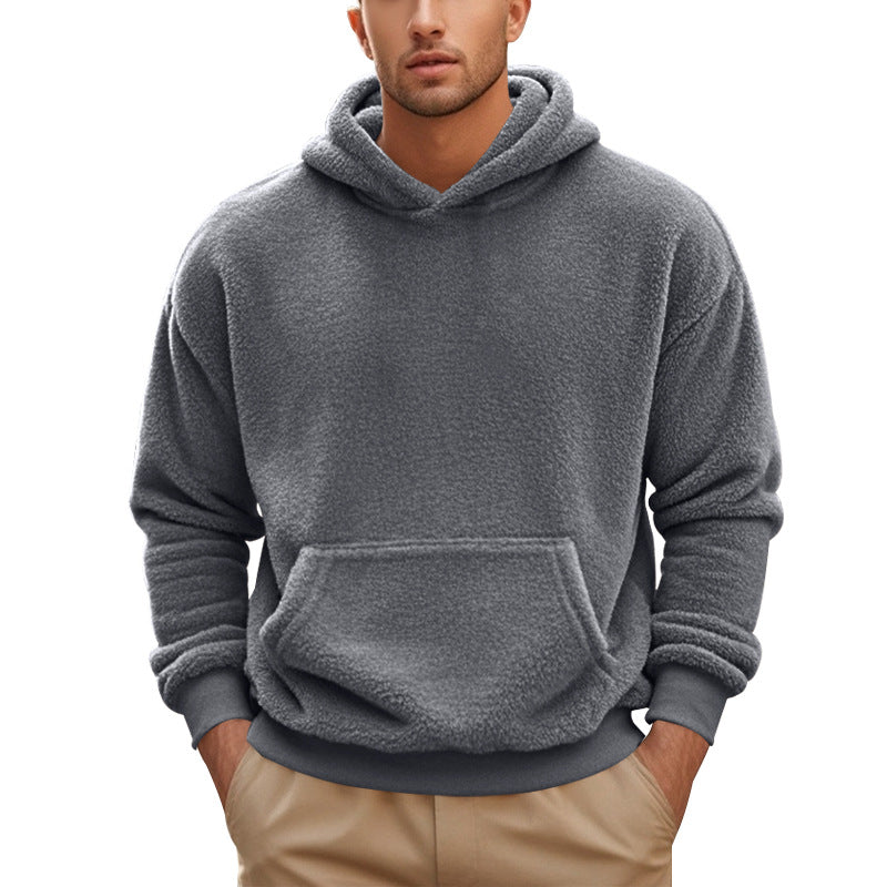 Phillip - Warmer Samt-Herren-Hoodie