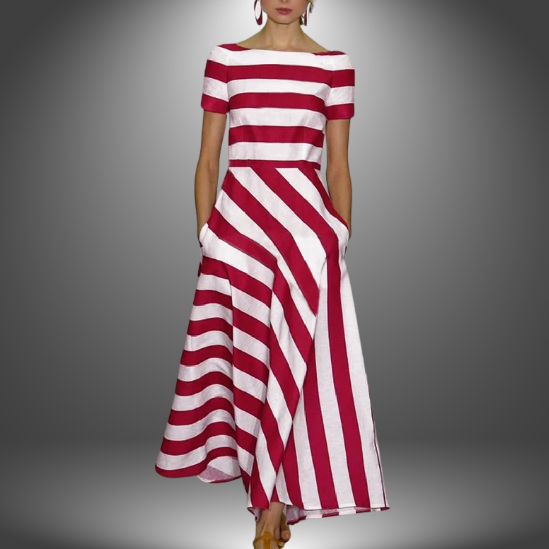 Clementine - Vielseitiges langes A-Linien-Kleid