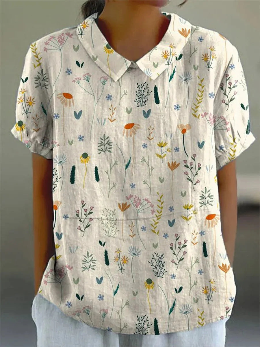 Raelyn - Bluse mit wilden Blumen