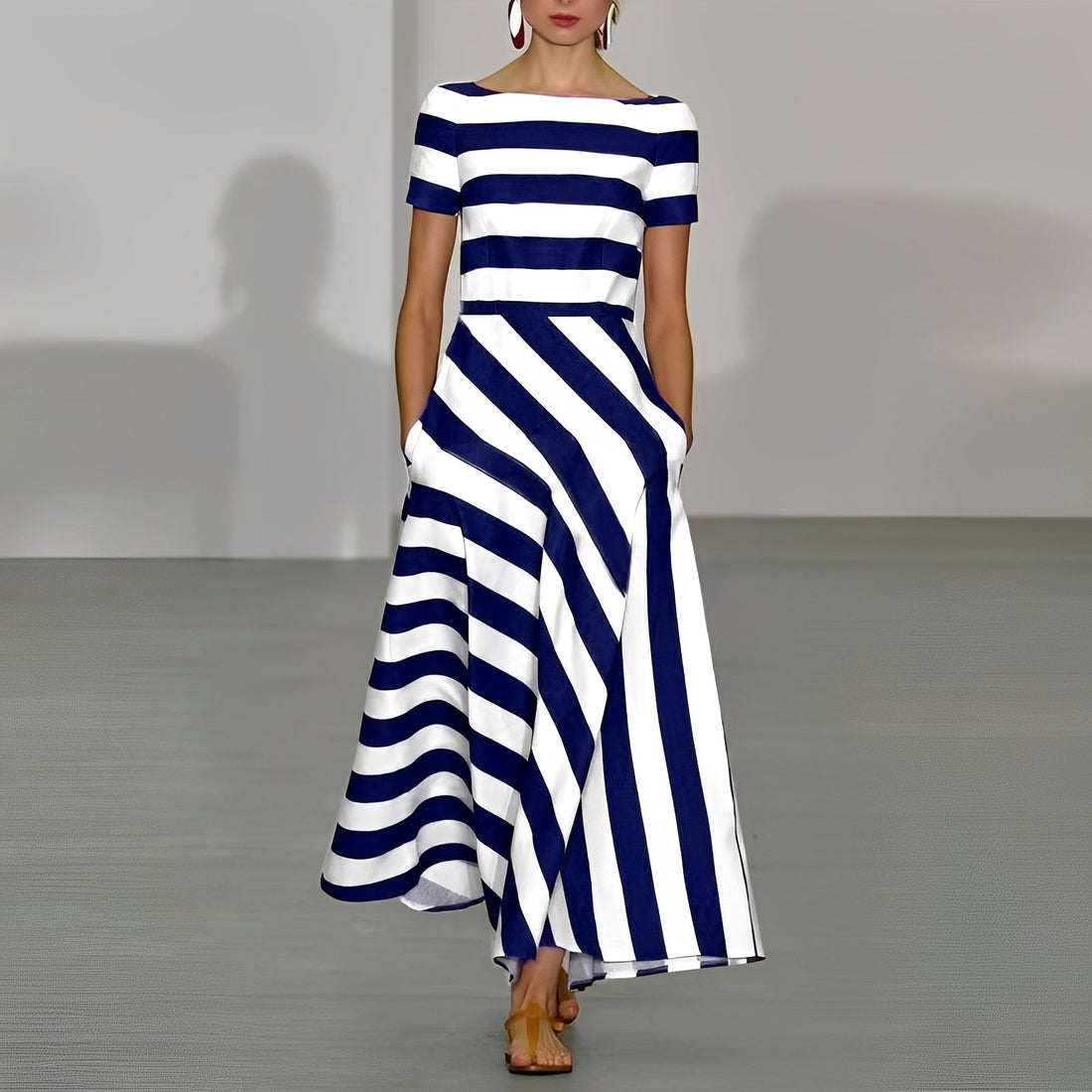 Rebecca - Elegantes Maxikleid in A-Linie für Damen