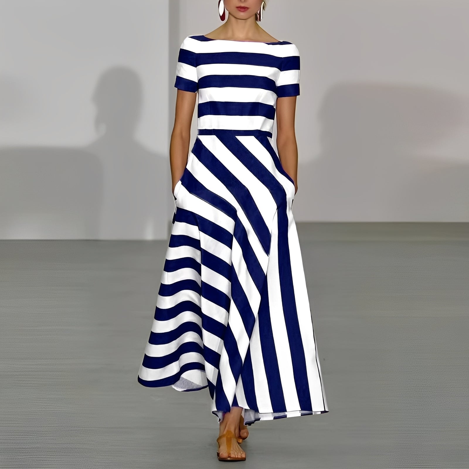 Rebecca - Elegantes Maxikleid in A-Linie für Damen
