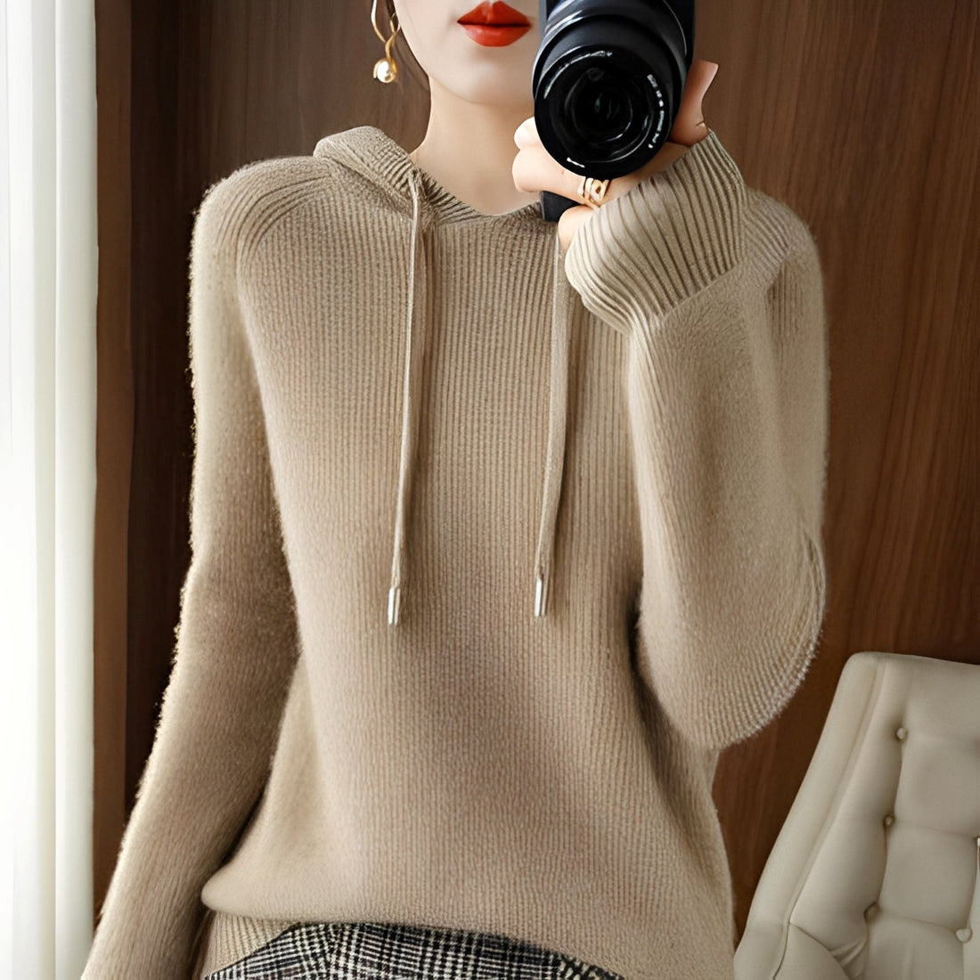 Khem - Bequemer und warmer Winterhoodie für Frauen