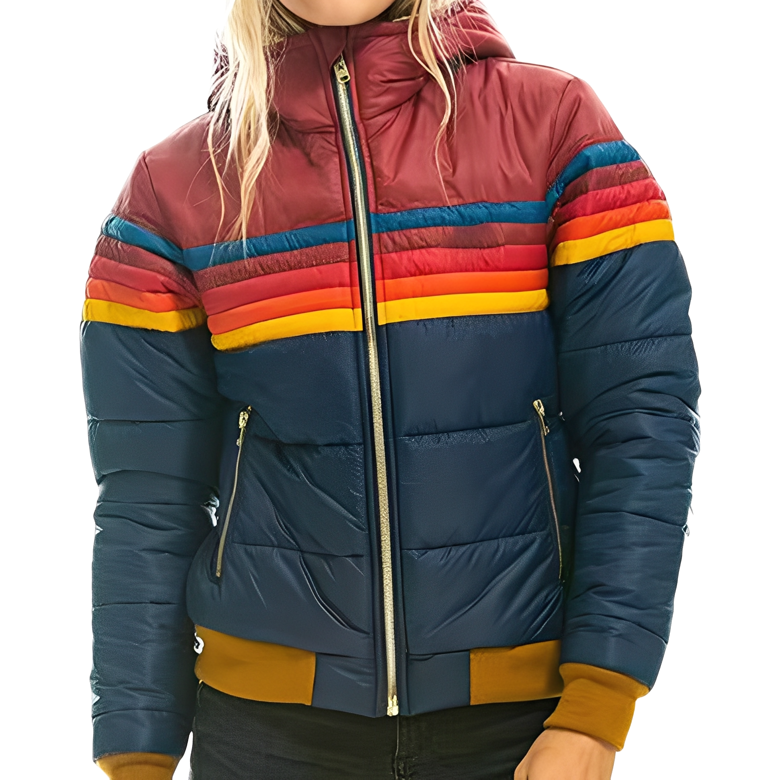 Pauleen - Schicke gesteppte Damenjacke mit Kapuze