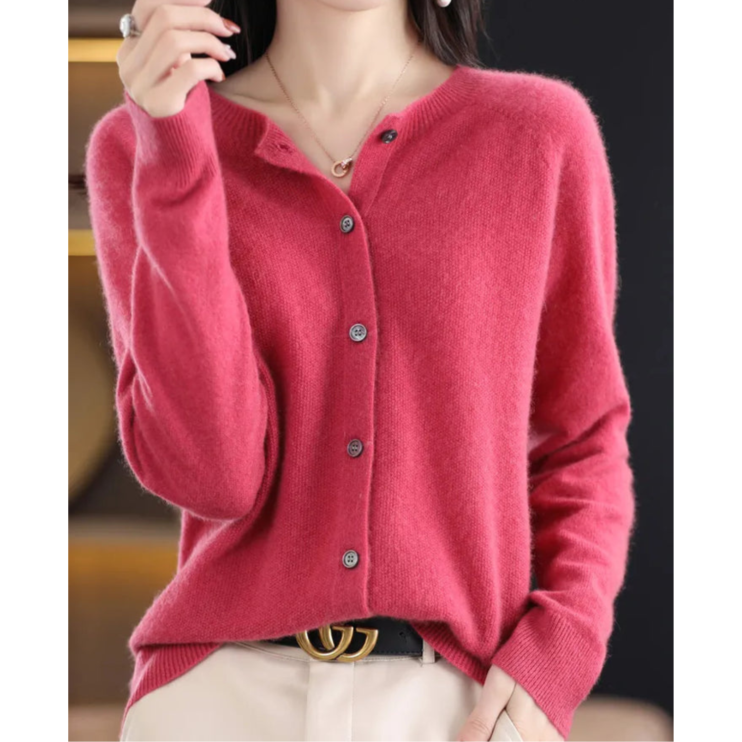 Aubry – Kuschelige, weiche Strickjacke