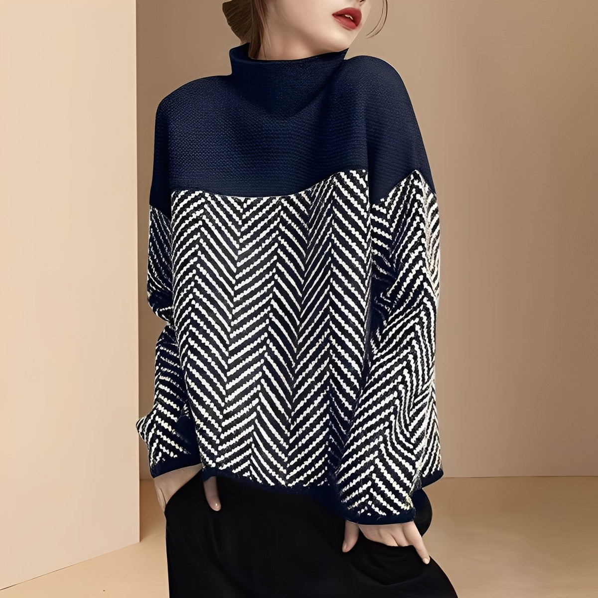 Maryann - Stilvoller und komfortabler Rollkragenpullover