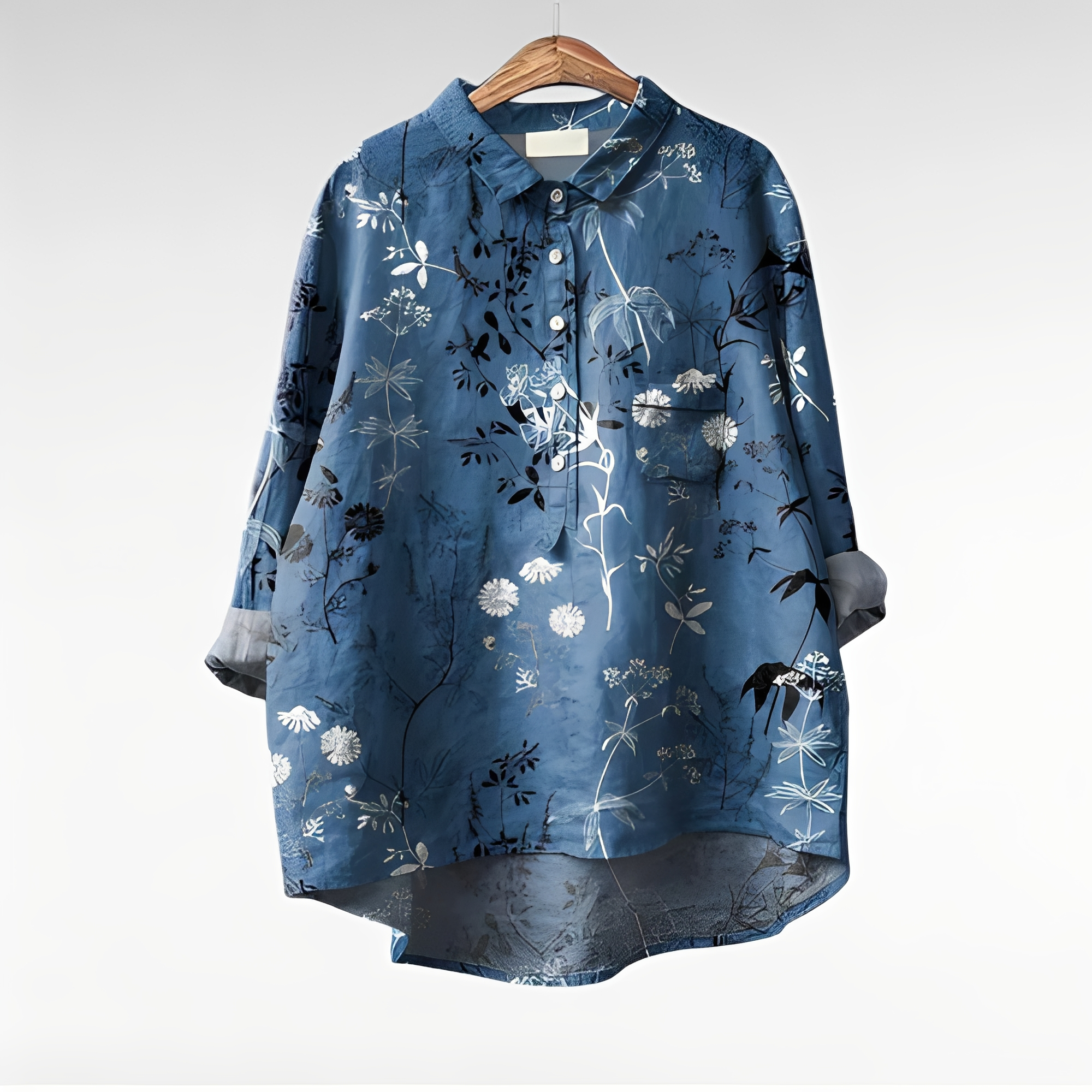 Karley - Klassische Damenblusen mit Blumenmuster