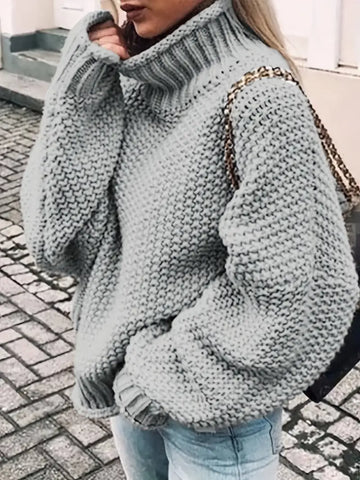 Vale – Rollkragenpullover einfarbig