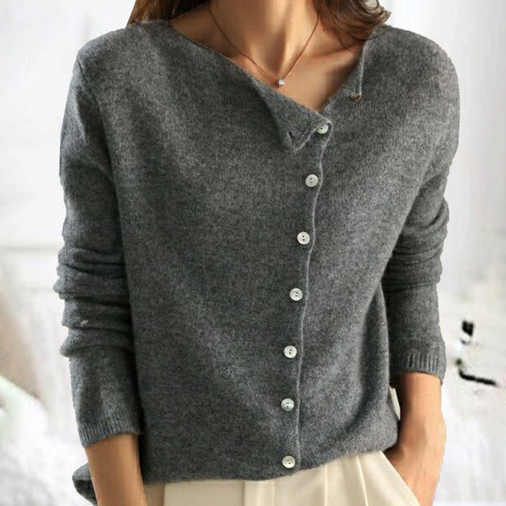 Florence - Modische Strickjacke mit Knöpfen