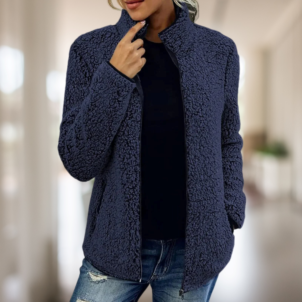 Katie – Jacke aus edlem Fleece mit Zipper